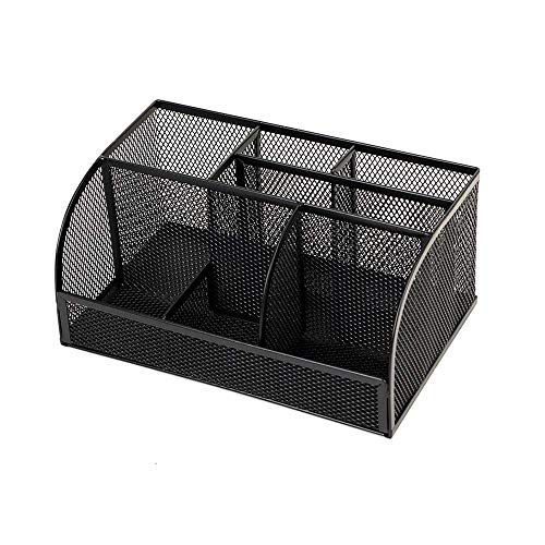 Preisvergleich Produktbild HONGSHENG Multifunktionale Schmiedeeisen Bücherregal-Bürobedarf-Desktop-Spei... Briefpapier Lagergestell Für Alle Gelegenheiten,22.3 * 14 * 10cm