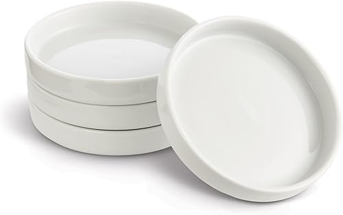 Fante's Platillos de inmersión de pan, porcelana, 4 onzas, juego de 4, The Italian Market Original desde 1906