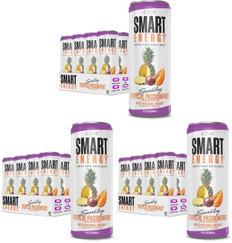 Image of C4 Smart Energy Drink, 200mg Caffeine, 12 Fl Oz 12pk (Pack of 3)