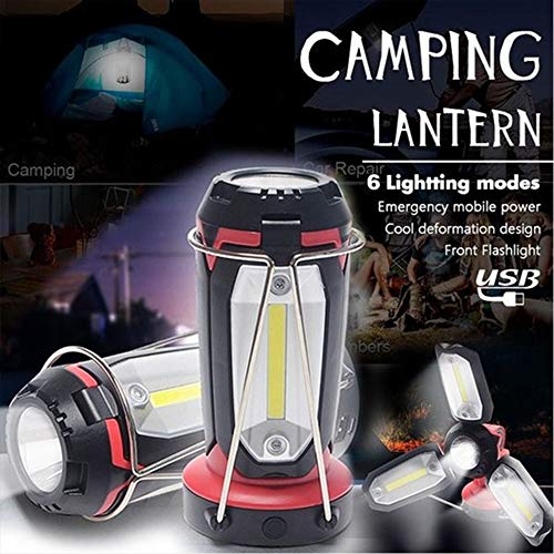 Lanterna de campismo LED recarregável, FdrirectPortable 1200mAh luzes de acampamento lanternas luzes