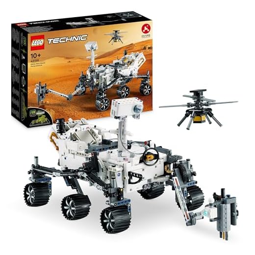 LEGO Technic NASA Mars Rover Perseverance Space Set with AR App Experience, Science Discovery Set, Learn About Vehicle Engineering, Construction Toy, Birthday Gift for Kids 10 Years and Up 42158