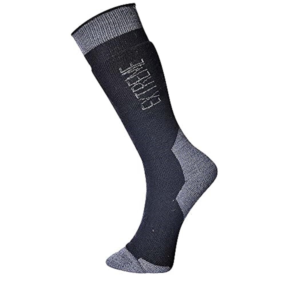 Portwest Herren Socken Schwarz Schwarz