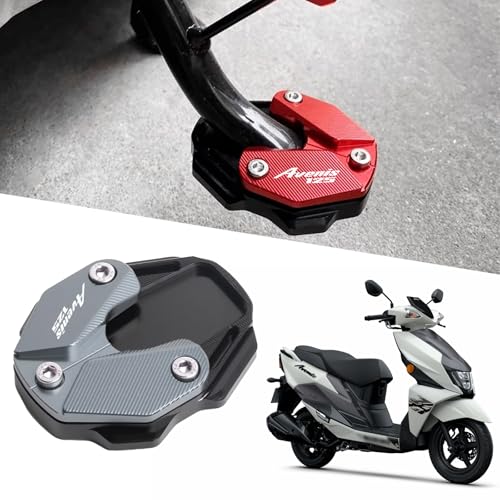 XINMOZR For アヴェニス125 AVENIS125 サイドブラケットプレートカスタムアクセサリーサイド スタンド パッド エクステンション 拡大スタンド パッド サイド スタンド エクステンション パッド (チタンカラー)