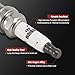 UF529 Ignition Coil Pack and Double Iridium Spark Plugs Set of 4 Compatible with Audi A4 A6 Volkswagen VW CC Passat GTI 2008 2009 2010 2011 2012 2013 2014 2015 2016 2.0 2.0T Coil Packs 06E905115E