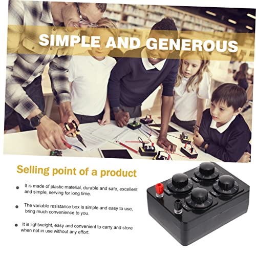 ULTECHNOVO Caixa Caixa Caixa Resistores Caixa Varistores Resistor 300 Ohms Ferramenta Experimento Aj