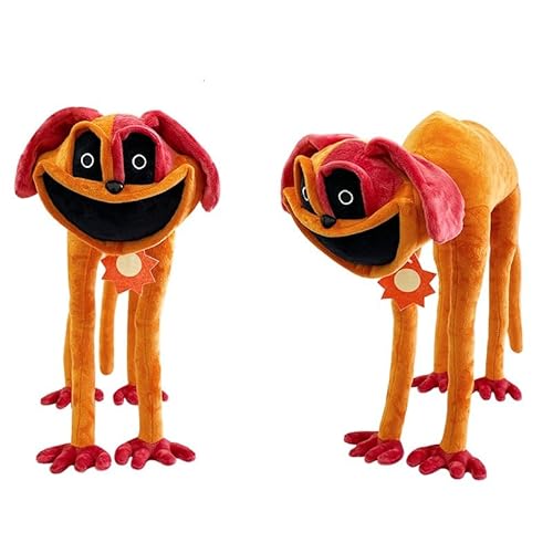 キャットナップ グッズ ぬいぐるみ ポピープレイタイム 人形 かわいいスマイリング クリッターズ生地ぬいぐるみ 人形 柔らかい かわいい 萌えグッズ キャラ プレゼント子供 男女兼用 (ビッグマウスドッグ 寝そべりスタイル 45cm)