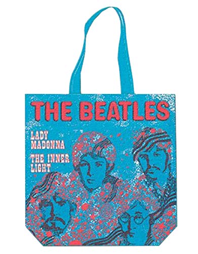 The Beatles Rock Off Lady Madonna - Bolso de algodón (con cremallera superior), azul, Einheitsgröße