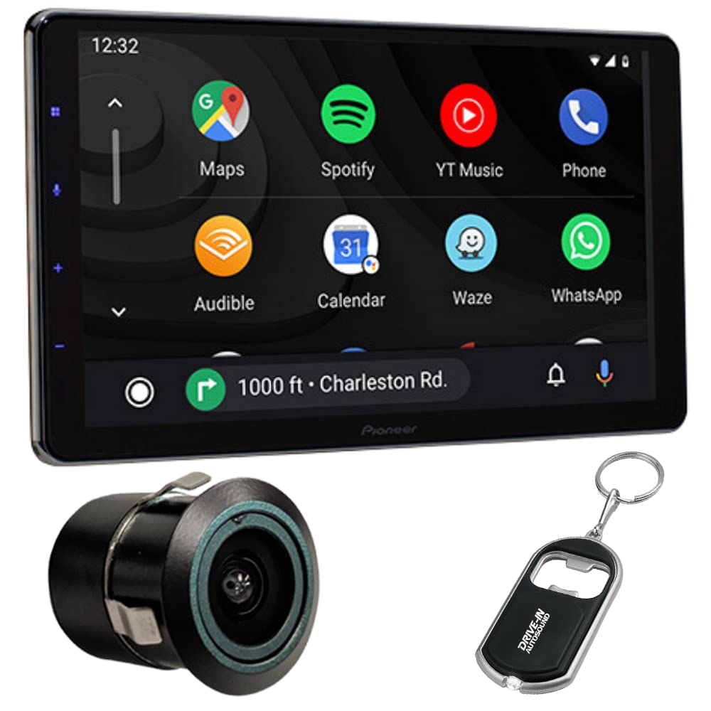 Pioneer DMH-WT86NEX 10.1" Touchscreen Digital Multimedia Receiver and Bullet Camera with Apple CarPlay and Android Auto Compatibility