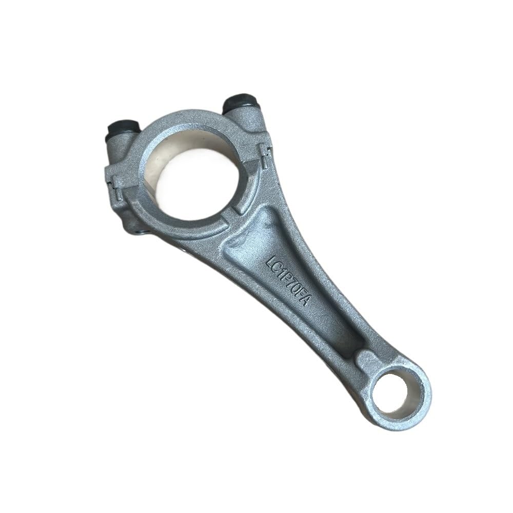 ROEDE Connecting Rod with key dimensions: 13mm small end bore, 64mm center-to-center length, 28mm big end bore.