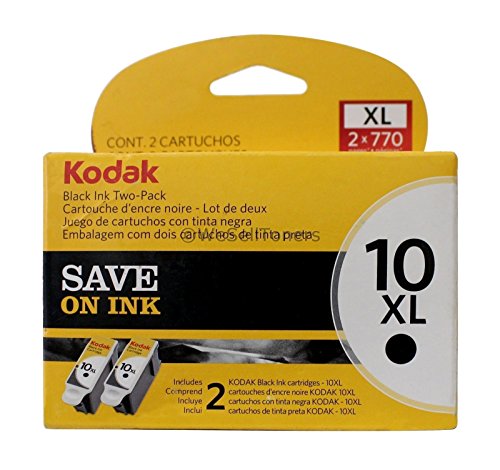 Free Shipping Offer Kodak 10XL Ink Cartridge Twin Pack Black 127 0917