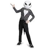 Nightmare Before Christmas Jack Skellington Costume for Kids, Official Nightmare Before Christmas Costume, Small (4-6)