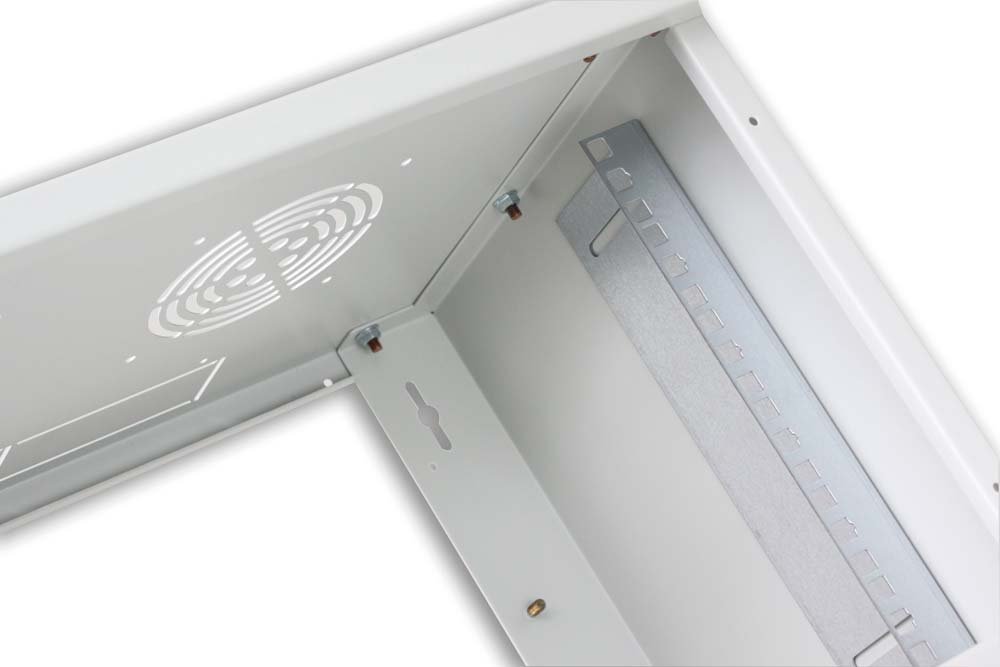 Armadio Rack 19'' a muro 6 unità prof. 320 Grigio Assemblato