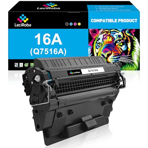 Cartouche toner noir 16A Q7516A compatible HP LaserJet 5200 5200n 5200tn 12000 pages LeciRoba