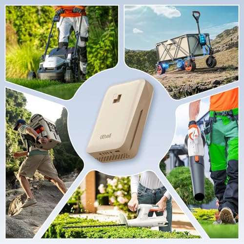 Image of LiTHELi Portable Charger 2.0Ah Lithium Batteries 45W Max Power Bank, Suit for All U20 Power Tools and Outdoor Power Equipment(Yellow)