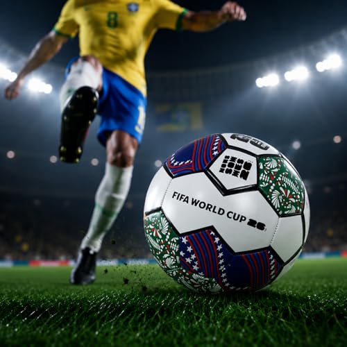 Image of Hamleys FIFA World Cup 2026 Official Licensed Merchandise | Size 5 Football | White Graphic
