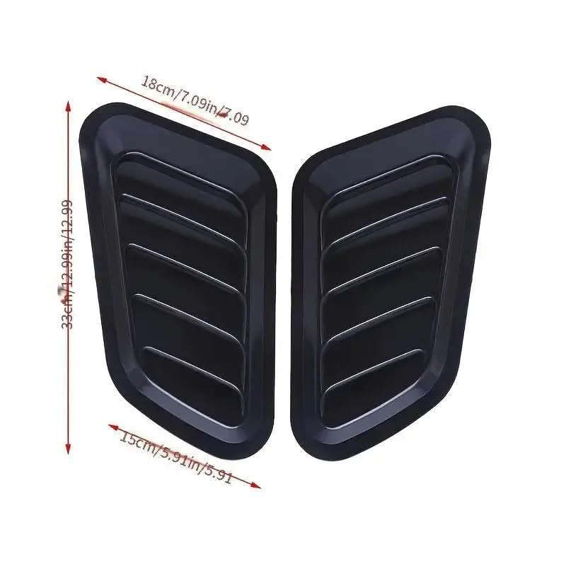 Piezas del motor decorativas tipo toma de aire de capó universal 5