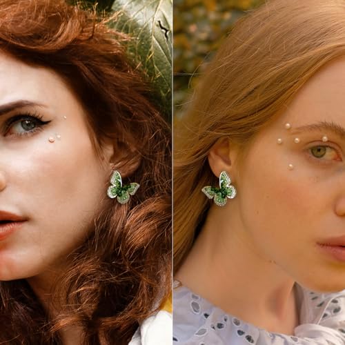 Butterfly Earrings for Women Butterfly Stud Earrings Post Earrings Jewelry Birthday Christmas Gifts4