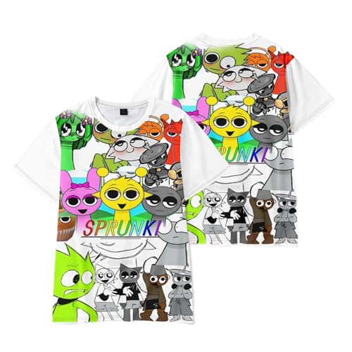 [GJKHUJKBN] �X�v�����L�[ T�V���c �e�q���ł� ���� Sprunki �ێ� ����T�V���c �j�����p �� �t �q�ǂ��� �g�b�v�X �v�����gT�V���c 140CM