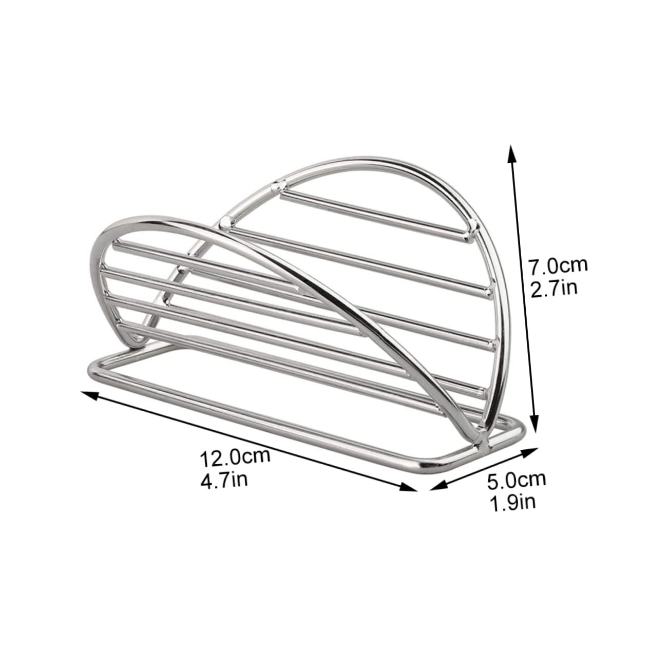 STOBAZA Stainless Steel Taco Rack Taco Party Decoration Stand for Restaurants Tray