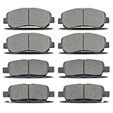 Front Rear Semi-metallic Brake Pads Sets Compatible With Nissan Maxima 2009 2010 2011 2012 2013 2014 2015 2016 2017