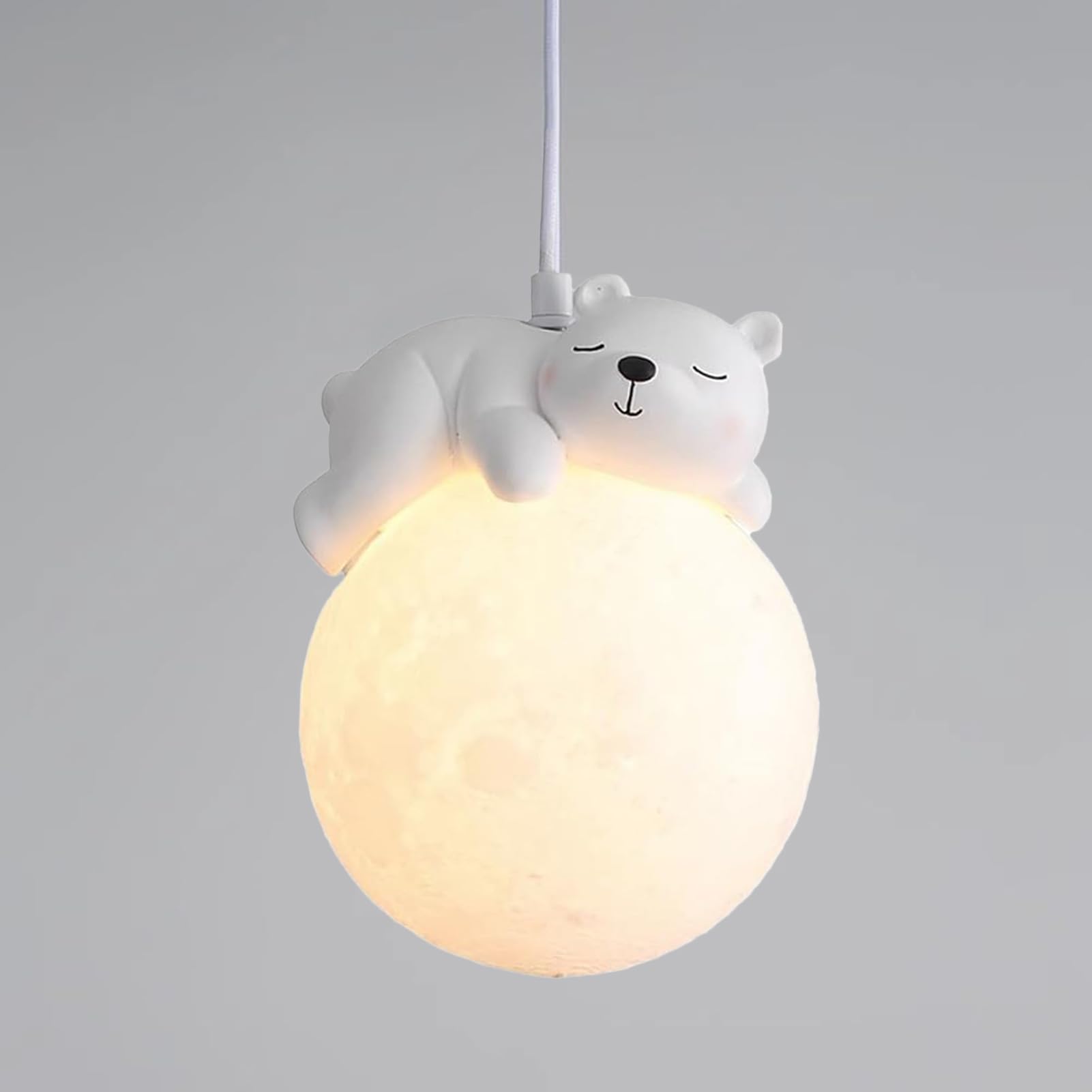 Lámpara colgante moderna,Lámpara de araña - Luces colgantes de animales para dormitorio - Lámpara colgante moderna, iluminación colgante redonda para habitación de niños y dormitorio de niñas