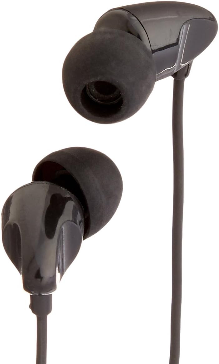 Amazon Basics in Ear Wired Headphones, Black