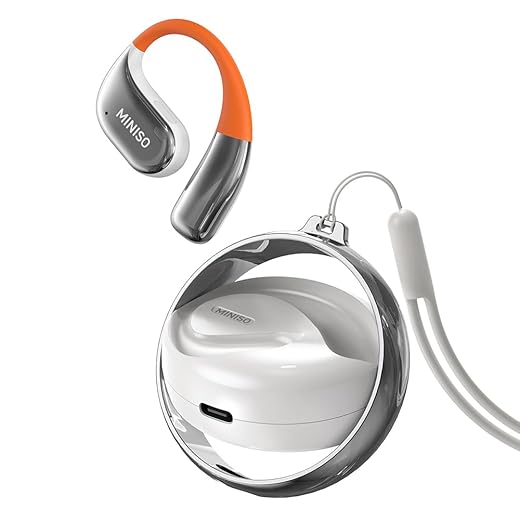 MINISO MS152 AI Translation Earphones, Real Time Translation Earphones, 144 Languages Intelligent Translation Headphones, Wireless Bluetooth 5.4, Suitable for Travel, Business, Study (iOS/Android)