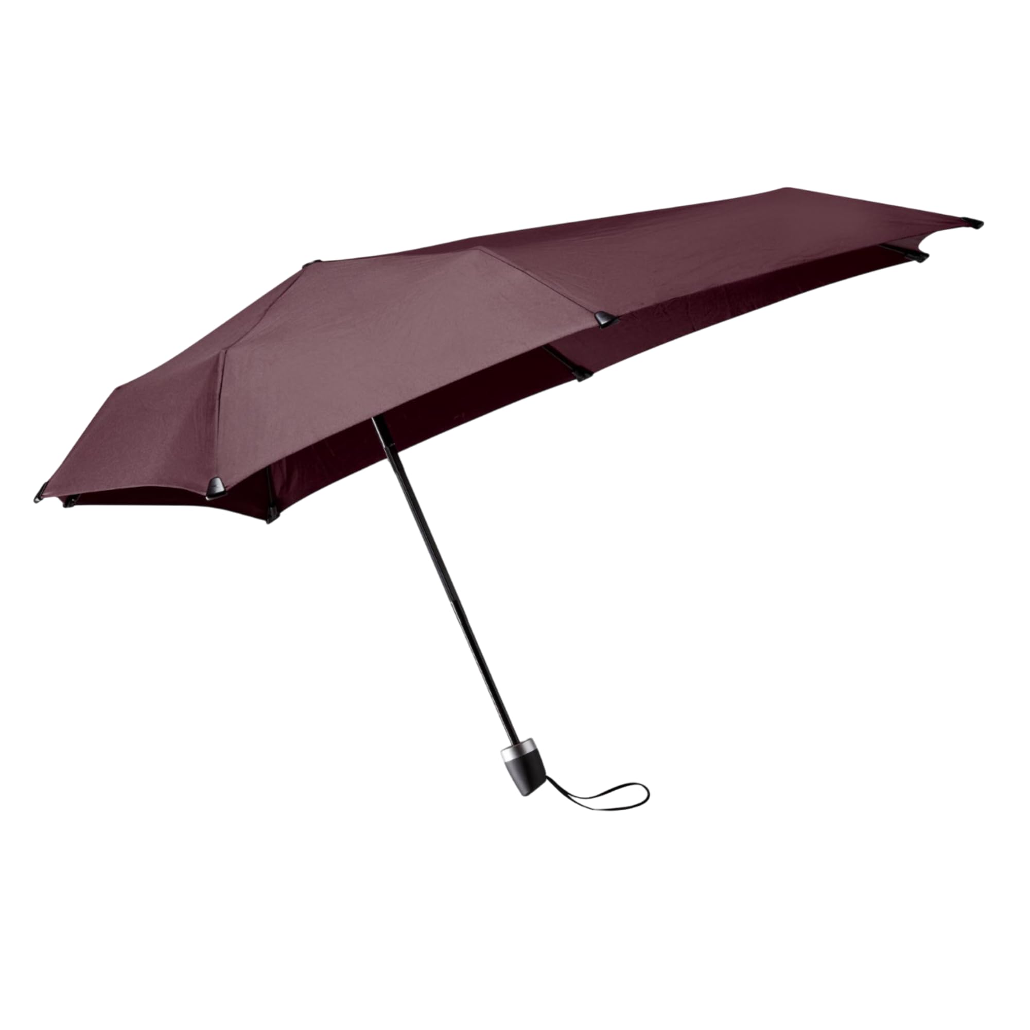 SenzLimited Edition Mini Windproof Umbrella - Manual Folding - 35.8 x 35.8 in - Eggplant