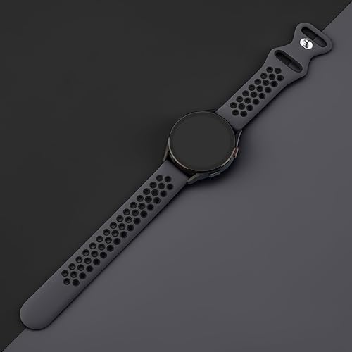 Miniatura 5 de Correas de silicona para Samsung Gear S3 FrontierClassicGalaxy Watch 3 1.772 in  Samsung Galaxy Watch 1.811 in, 0.866 in correa deportiva de