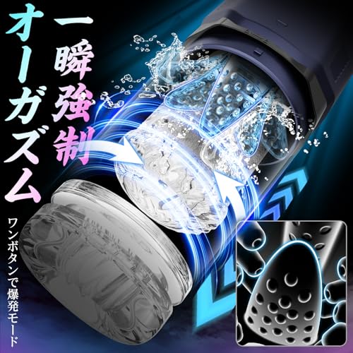 【暴走ピストン特化】オナホ-電動オナホ-オナホール 【13in1!7種回転ピストン+7種激震+神舌舐め+スマホ遠隔】 おなほーる 男性 人気 リアル 電動 「密着4Dホール+液晶ディスプレイ+Type-C充電」 おなにーグッズ男性用 きつい 繰り返し 亀頭責め おとなのおもちゃ 飞机杯 あだるとグッズ オナニー アダルトグッズ おなほ sex toys男性for men あだるとグッズ - 画像5