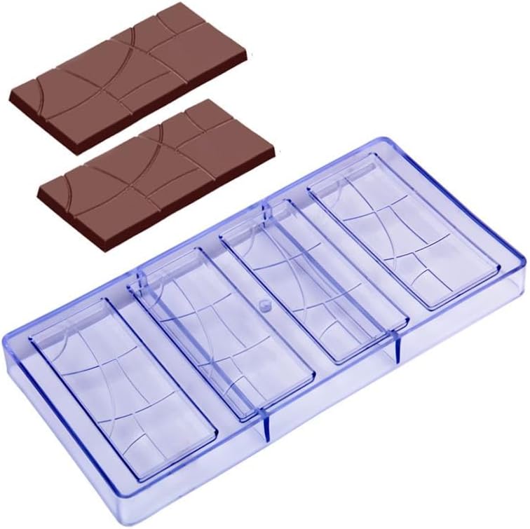 Chocolate Bar Making Mold | Polycarbonate | Hard Mold For Making Professional Chocolate Bars At Home Or Commercial