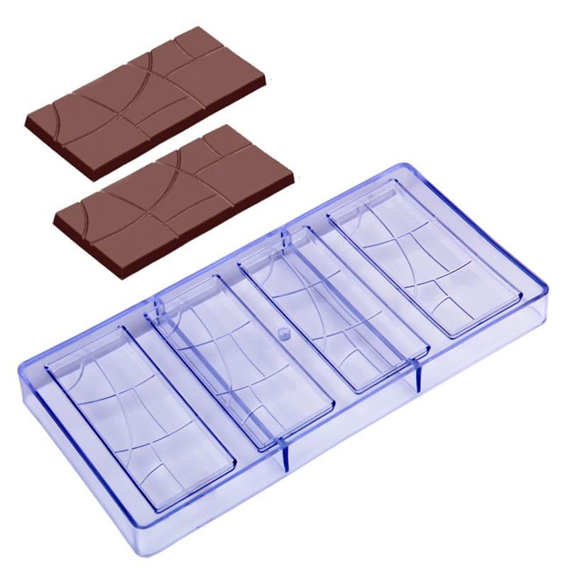 Chocolate Bar Making Mold | Polycarbonate | Hard Mold For Making Professional Chocolate Bars At Home Or Commercial