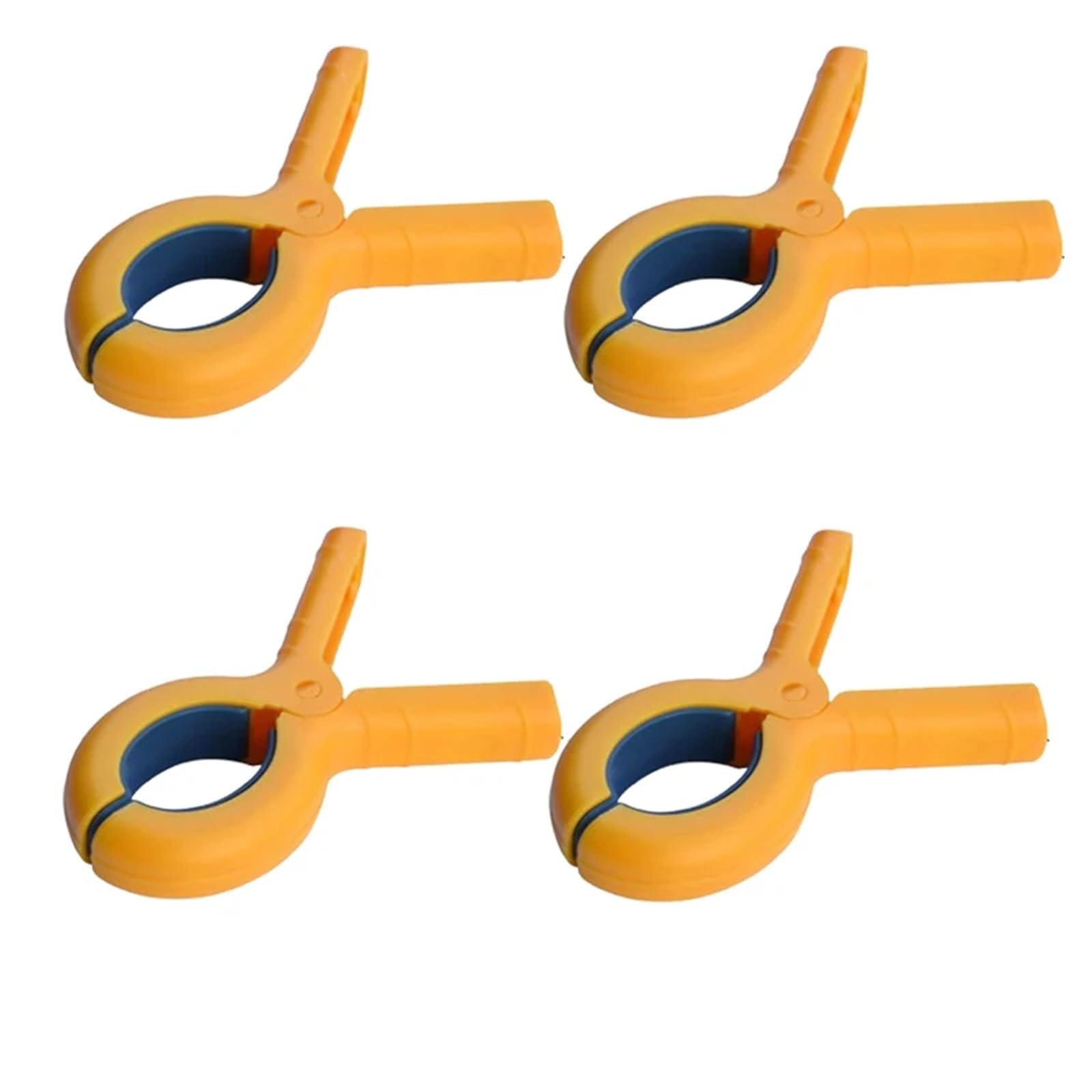 Beach Towel Clips 2/4pcs Plastic Clothes Pins With Strong Anti-Rust Springs Heavy Duty Beach Towel Clips Laundry Clothespins To Keep Your(4pcs yellow)