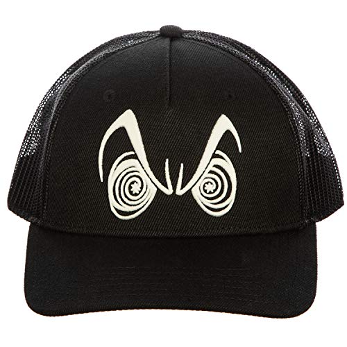 Disney Villains X Heidi Klum Cruella Eyes Glow in The Dark Trucker Hat, Black, OSFM
