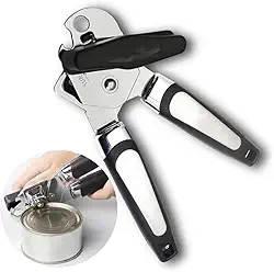 Abridor de Latas Manual Inox 3 em 1 Multioso – Abre Latas, Garrafas e Tampas com Alavanca Ergonômica, Material Resistente, Seguro e Ideal para Cozinha, Bar ou Camping — Qualidade Premium Loreal Shop