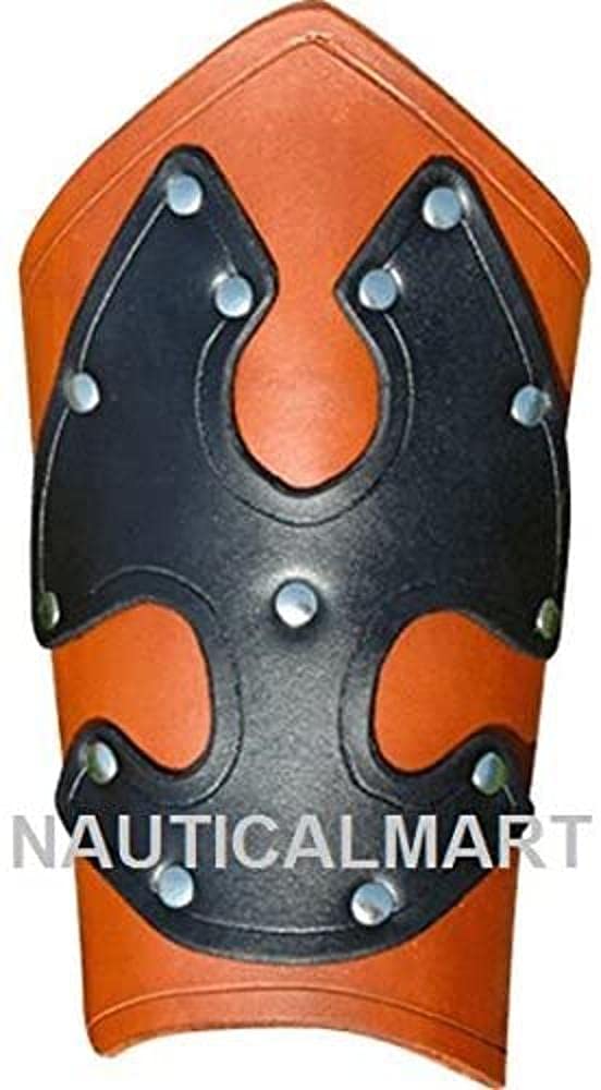 Dark Warrior Steel Arm Bracers Praetorian LARP Fantasy Arm Guard Set