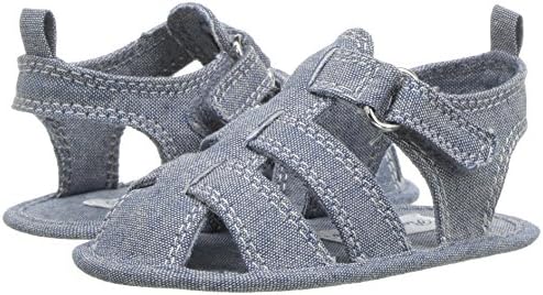 Polo Ralph Lauren baby boys Jullien Fisherman Crib Shoe, Blue Chambray, 1 Infant US | Image 6