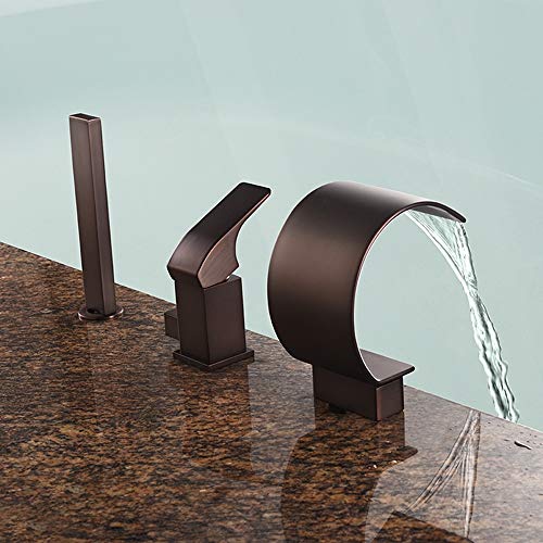 Robinet lavabo cascade LED contre les brûlures en salle de bain