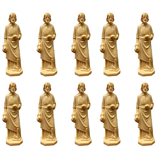 Estatuas mini de San José de 3.5 pulgadas pack de 10