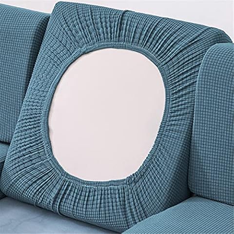 NLCYYQ Sofa Seat Cushion Covers Waterproof Sofa Cushion Slipcovers Stretch Couch Cushion Covers Individual Backrest Cushions (Blue,Large 1-seater) Cover