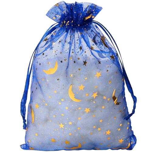SUNGULF 5x7 Blue Moon Organza Bags