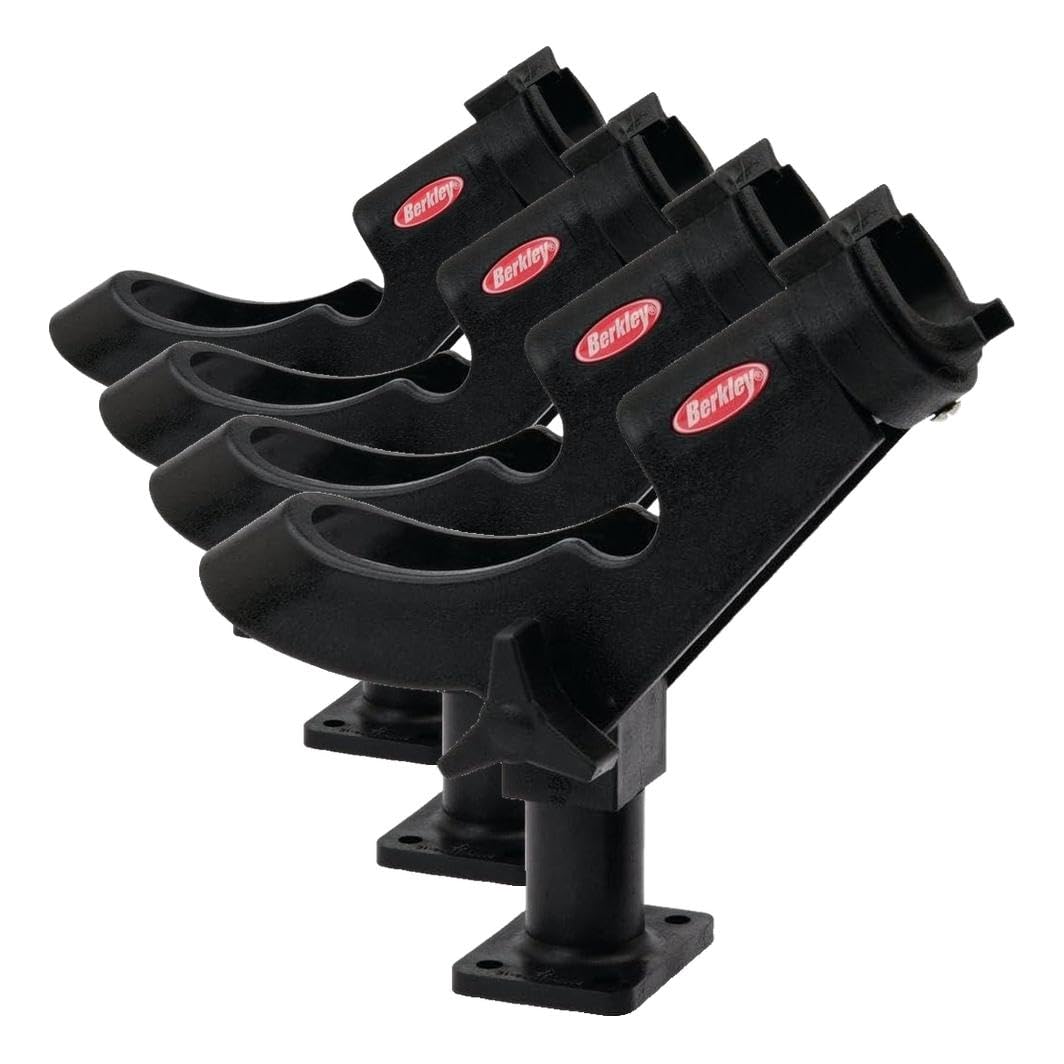berkley bucket fishing rod holder pole holder bucket mount Amazon.com : Berkley Boat Rod Holder, Sturdy Polypropylene Construction,  Adjustable and Mountable for Ultimate Convenience, Offers Variety of Angled  Positions, Sleek Black Design (Pack of 4) : Sports & Outdoors