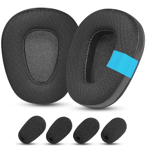 B550-XT Replacement Earpads para BlueParrott S650XT B650XT Auriculares | Cubiertas acolchonadas con espuma viscoelástica transpirable y malla - Negro miniatura 1