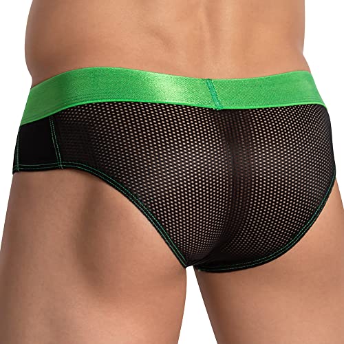 Mens Sexy Bikini Enhancing Mesh Pouch Breathable Comfy Brief G-String Sporty Thong Jockstrap Underwear2