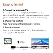 TV Antenna Indoor 350+ Miles Long Range - 4K Amplified HD Digital 1080p Freeview HDTV Antenna - Photo Frame Design with Signal Amplifier - Work with Fire TV Stick Samsung Sony LG All Types TV