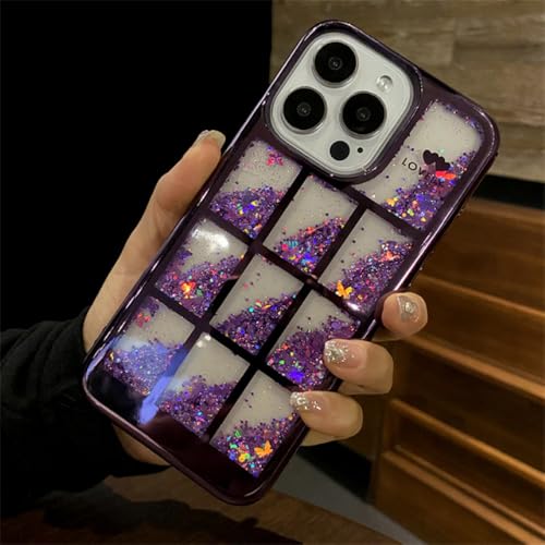 Coque transparente paillettes iPhone 14 Pro Max pour style quotidien chic