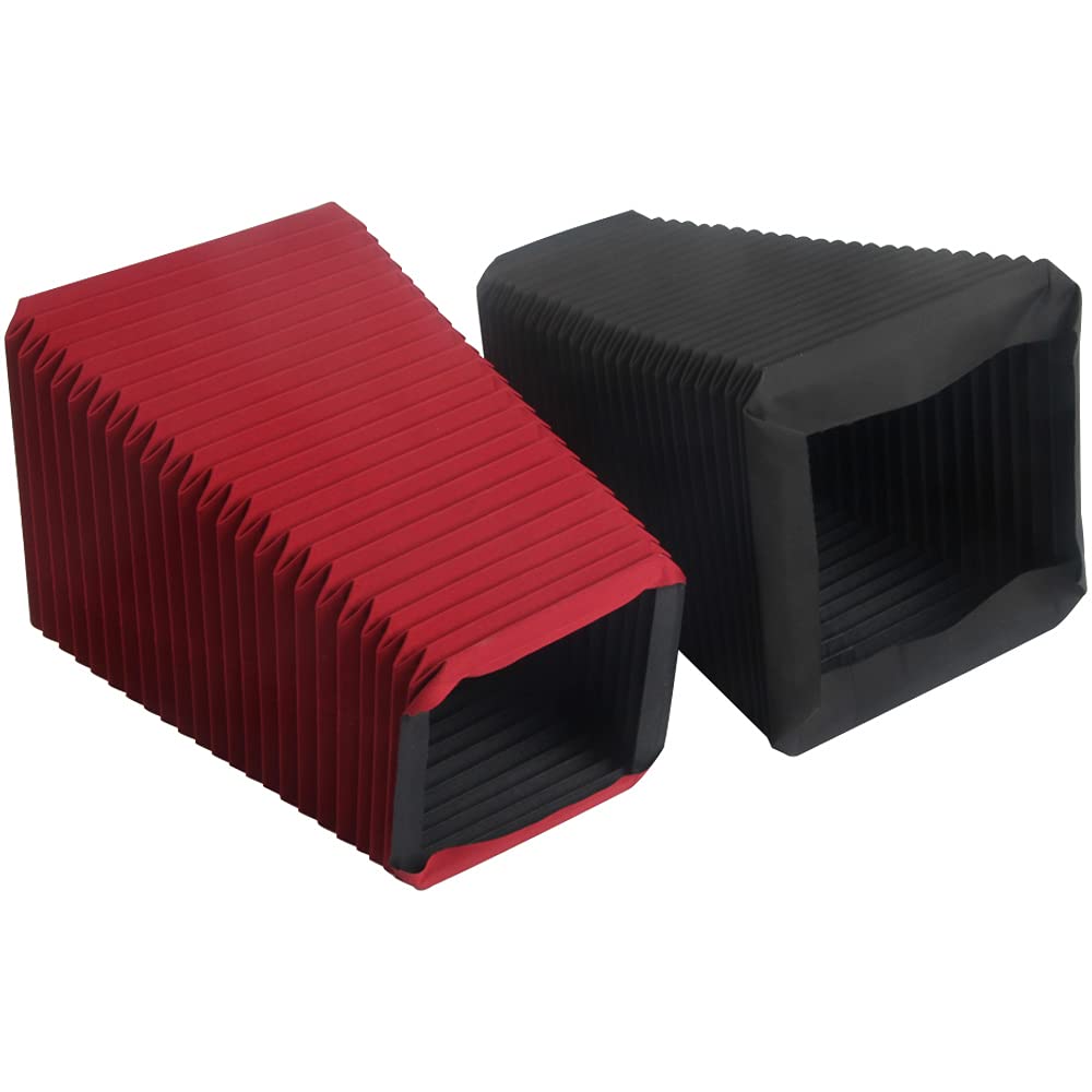 Red Soufflet de Fabrication Professionnelle pour caméra Linhof Technika Master 2000 3000 IV V 4x5 Noir ou Rouge (Linhof 45 Bellows)