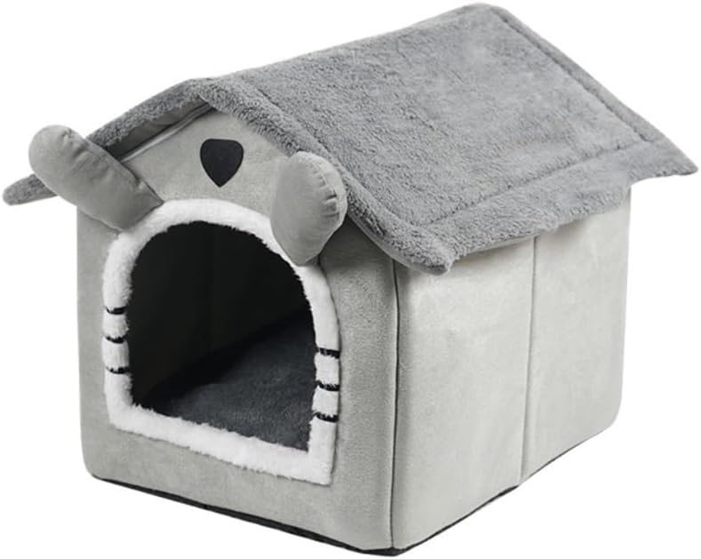 小さな猫の家 猫ヴィラ取り外し可能と洗える大スペースハウス猫の巣四季ユニバーサルペットの巣猫キャビネット 豪華な猫ハウス(Longu