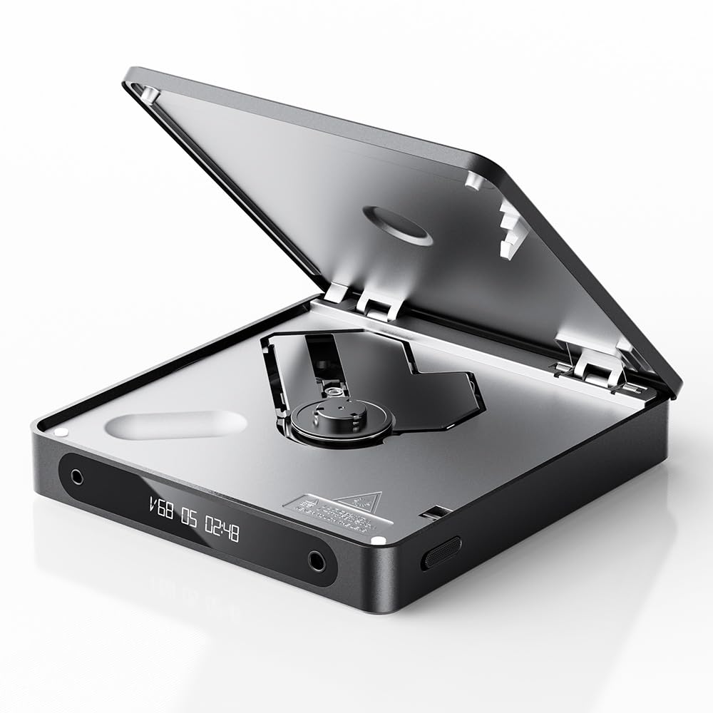 Amazon.co.jp: FIIO ポータブル CDプレーヤー DM13BT ブラック + 専用
