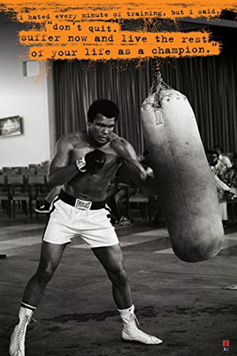 Pyramid International Maxi poster PP32141 Punchbag Muhammad Ali, multicolore, 61 x 91,5 x 1,3 cm